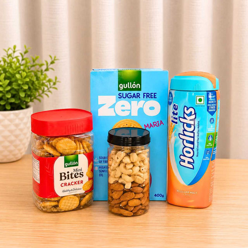 Healthy Delight Snack & Dry Nuts Gift Hamper SK-3394