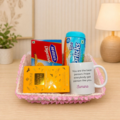 Wellness Gift Combo with Personalized Mug