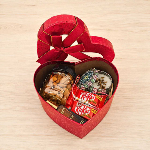 Divine Om Rakhi, Perfume, Sweets & Nuts Gift for Brother SK-3399