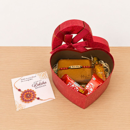 Best Bro Rakhi with Premium Wallet & Perfume