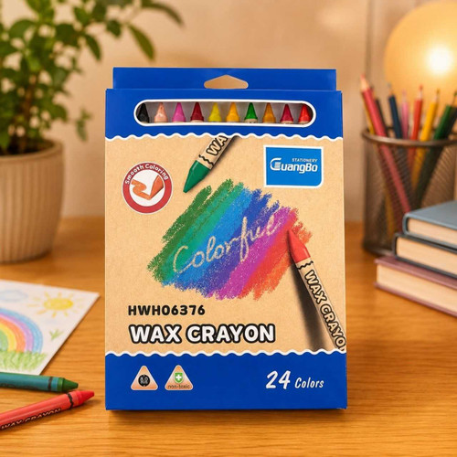 24 Colors Wax Crayon Set 6922711008134