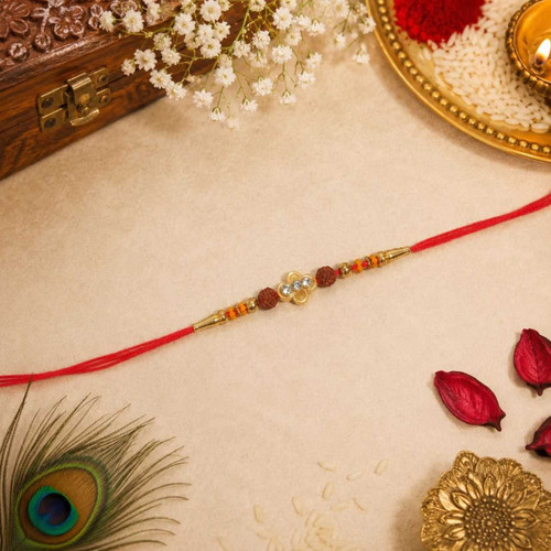 Floral Charm Beaded Rakhi RT-1160