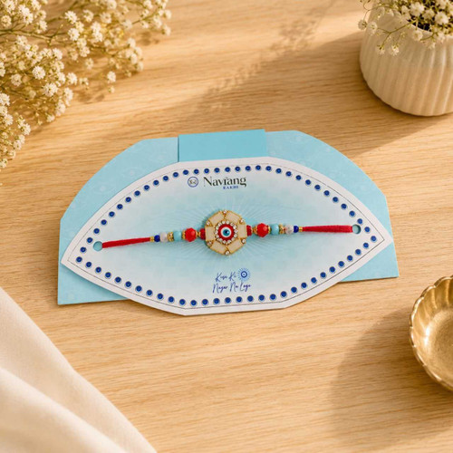Evil Eye Crystal Beads Rakhi RT-1165