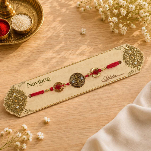 Divine Ganesha Charm Rakhi RT-1163