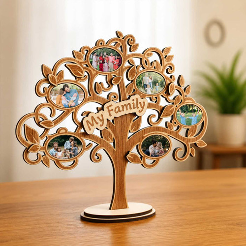 Personalized My Family Wooden Photo Frame WP-57