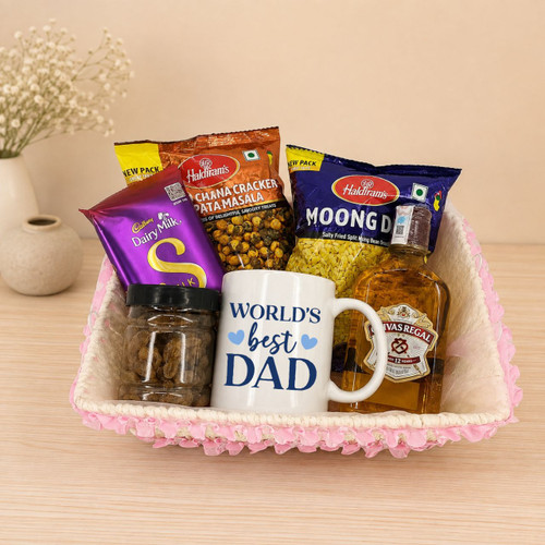 The Ultimate Dad’s Day Luxury Gift Basket With Whisky SK-3503