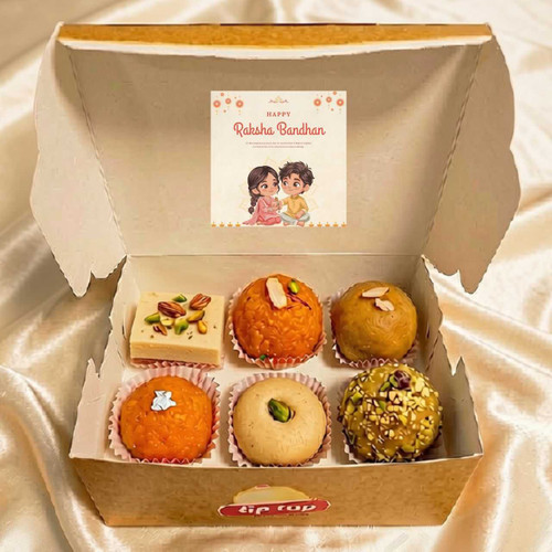 Raksha Bandhan Mithai Mini Box – 6pc M-01
