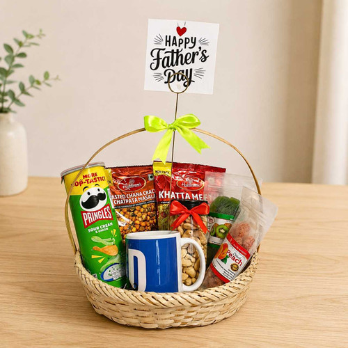 Premium Father’s Day Snack & Treat Basket SK-3525