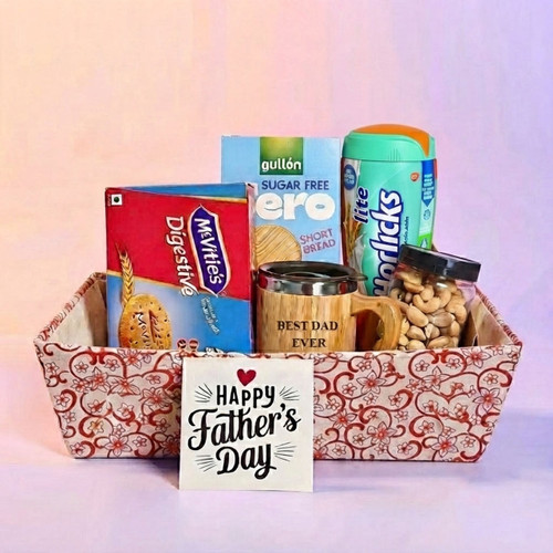 Father's Day Gift Box with Sugar-Free Treats &  Mug