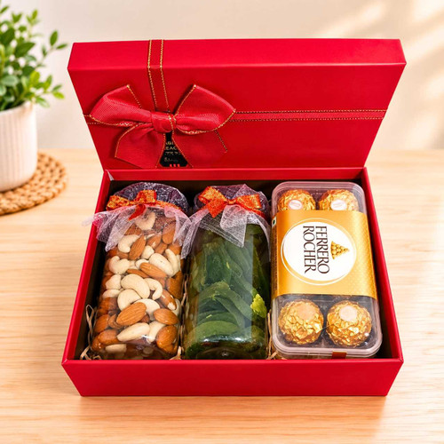 Dry Fruits & Nuts with Ferrero Rocher Chocolates JNK-7883