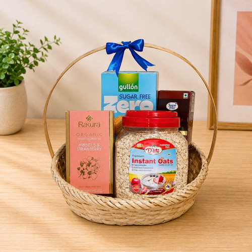 Sugar-Free & Healthy Delight Hamper with Green Tea SK-3538