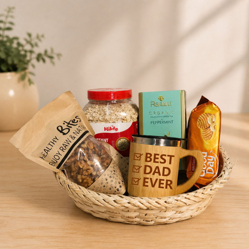 Super Dad Mug & Wellness Hamper DKG-1767