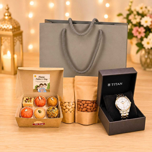 Father’s Day Sweets & Timepiece Set DKG-1790