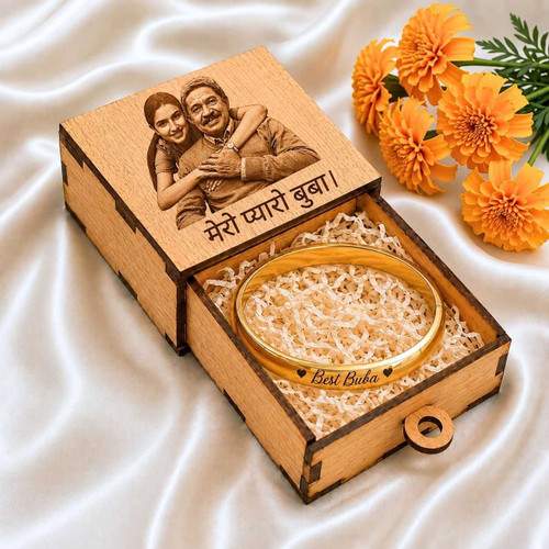 Best Buba Bracelet & Personalized Wooden Gift Box SK-3558