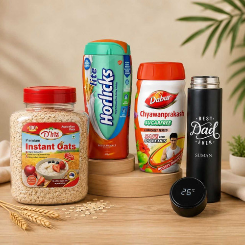 Personalized Bottle & Healthy Care Gift Set DKG-1801