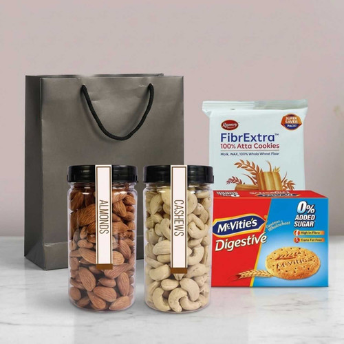 Digestive Biscuits, Cookies & Dry Nuts Gift Set DKG-1807