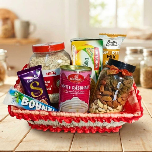 Snacks with White Rasbhari & Dry Nuts JNK-7998
