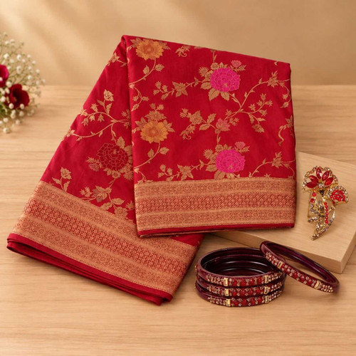 Saree & Bangles Gift Set DKG-1944
