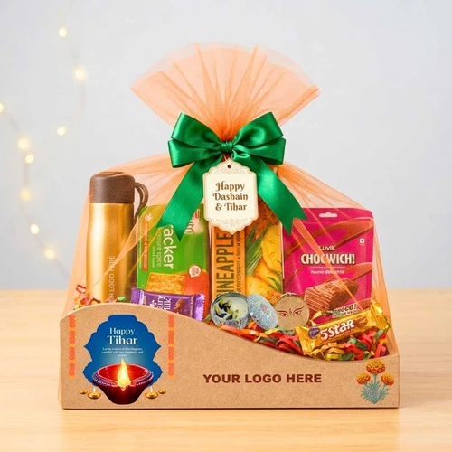 Dashain Tihar Joyful Celebration Gift With Custom Box Scented Candle(Fregrence May Vary)
