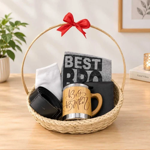 Brother's Gift Basket with T-Shirt, Mug & Accessories JNK-8138