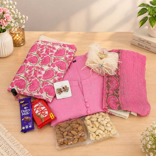Festive Kurta & Treats Gift Set for Her JNK-8149