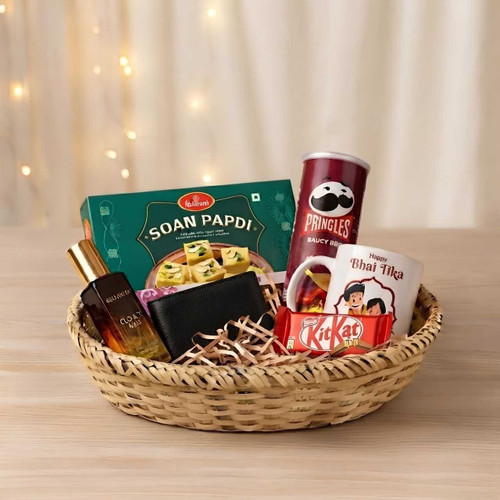 Bhai Tika Gift Hamper with Wallet & Perfume SPM-919