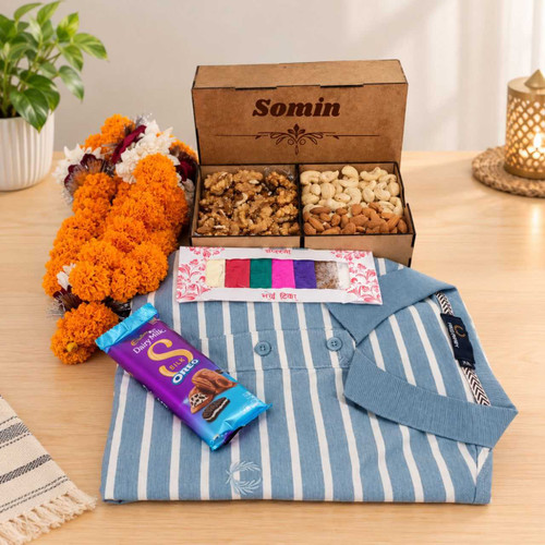Festive Tihar Gift of Style & Treats for Brother JNK-8179