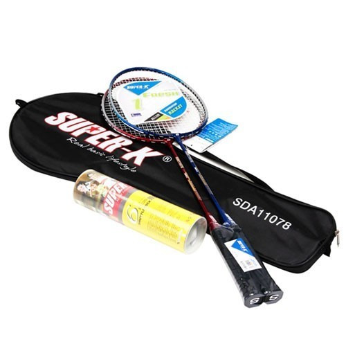 Badminton Racket Set and Cork Tube