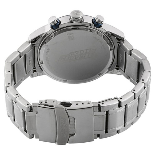 Blue Dial Stainless Steel Watch (90086KM01)