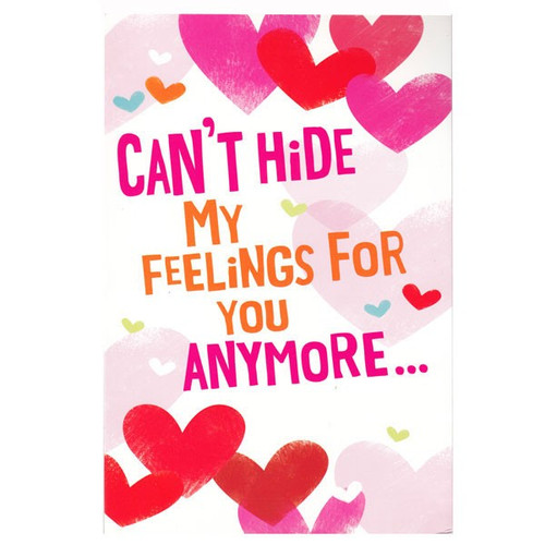 Can't Hide My Feelings For You Anymore - Greeting Card