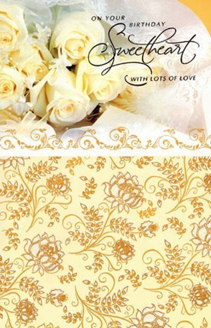 Happy Birthday Sweetheart Greeting Card