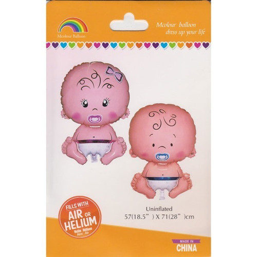 Baby Girl Shape Foil Balloon for Baby Shower