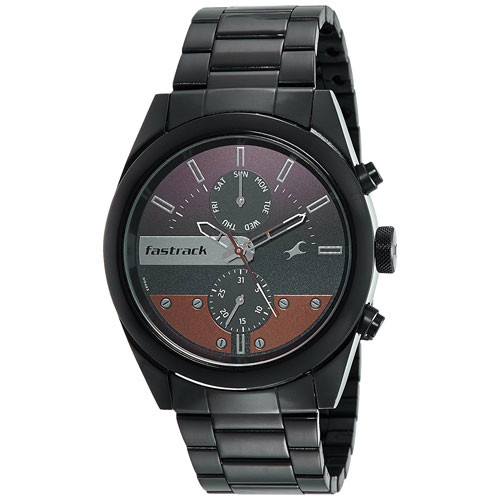 Fastrack Analog Black Dial Men's Watch (3165NM01)