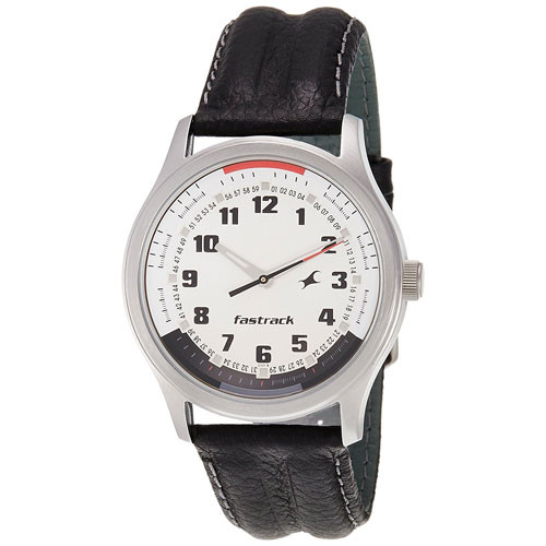 Fastrack Analog White Dial Men's Watch - 3001SL01