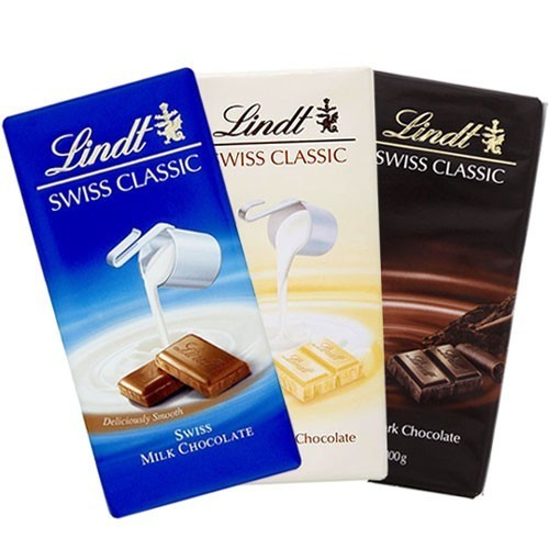 Lindt Swiss Classic Chocolates and Gourmet Chocolates Heart Box (Free Rose Box)