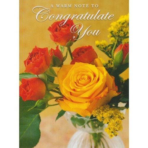 A Warm Note To Congratulate You - Greeting Card