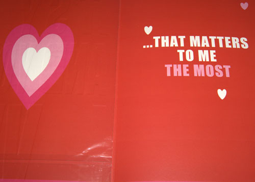It's You and Your Love - Archies Large Size Greeting Card