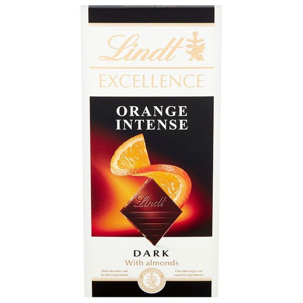 Lindt Excellence Intense Orange Dark Chocolate 100g