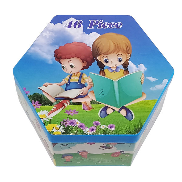 46 Pieces Multiple Coloring pencil Craft Gift Box