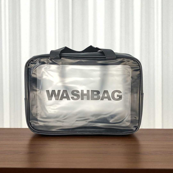 Black Transparent Large Makeup Bag MUP-10