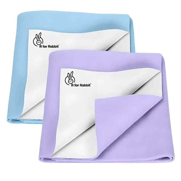 R for Rabbit Dry Nap Bliss Premium Pee Protector Sheet M-Pack of 2 DSDNBMBP3