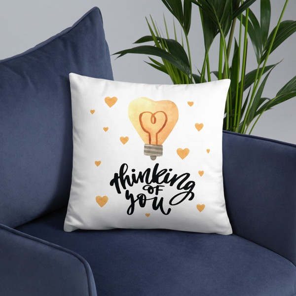 ''Thinking of You'' Printed Cushion Gift ''Thinking of You'' Printed Cushion Gift