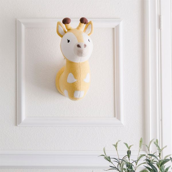 Crane Baby Giraffe plush Head Wall Decor Crane Baby Giraffe plush Head Wall Decor