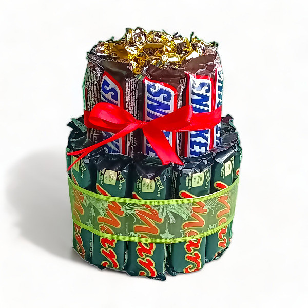 Mars and Snickers Bouquet with Miniature Chocolates Mars and Snickers Bouquet with Miniature Chocolates