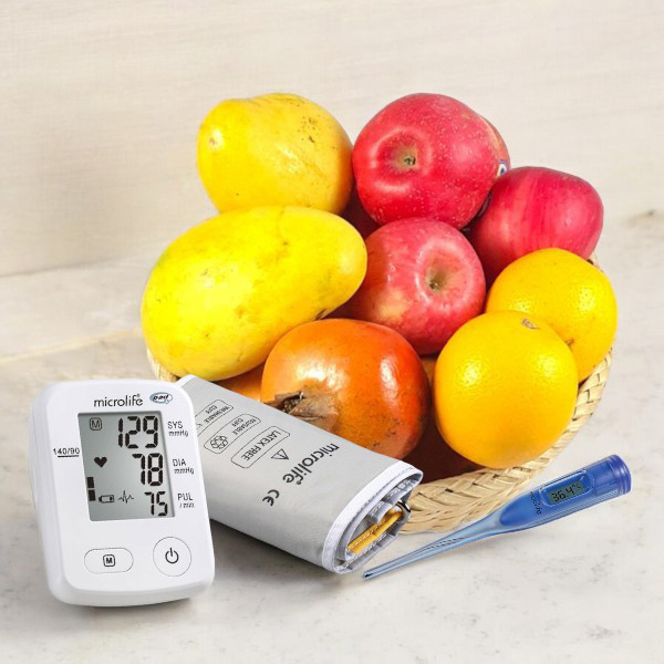 Health Monitoring Device with Fresh Fruits Combo Health Monitoring Device with Fresh Fruits Combo