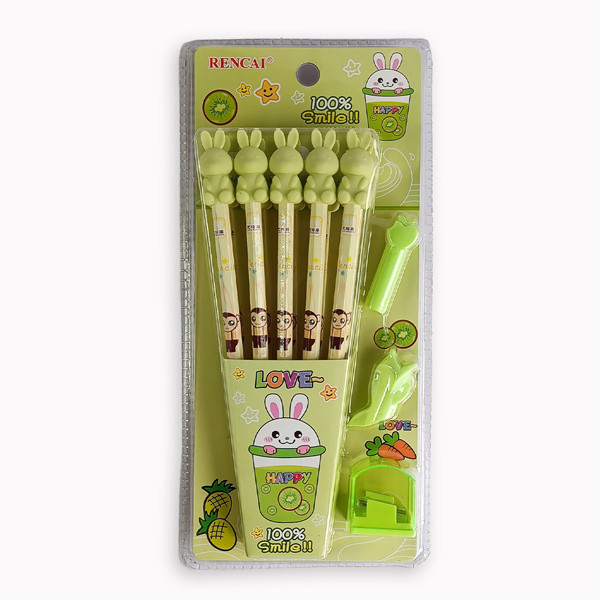 100% Smile 10 Piece Pencils Set - Green 100% Smile 10 Piece Pencils Set - Green