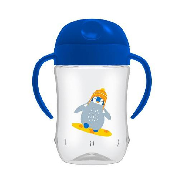 Dr.Brown's 9 oz/270 mL Soft-Spout Toddler Cup w/ Handles - Blue Penguin Deco , 1-Pack TC91025-INTL Dr.Brown's 9 oz/270 mL Soft-Spout Toddler Cup w/ Handles - Blue Penguin Deco , 1-Pack TC91025-INTL