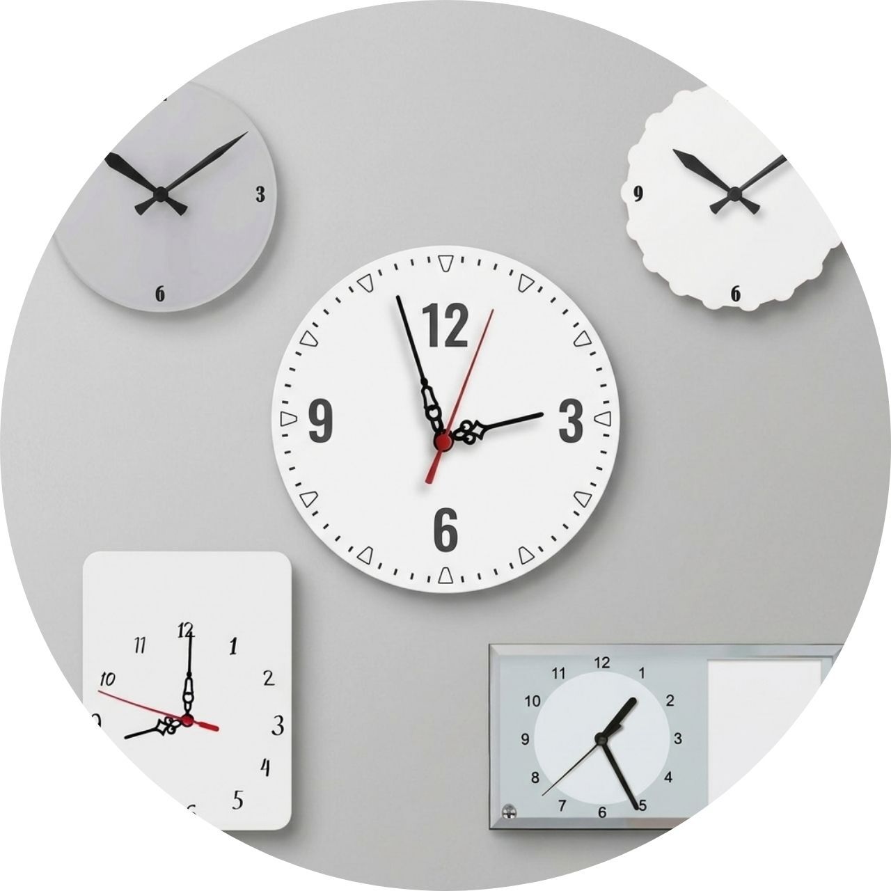 Blank Wall Clocks