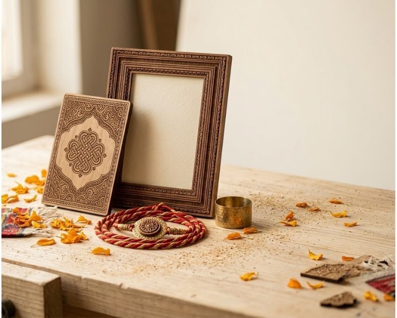 Personalised engraved rakhi gifts