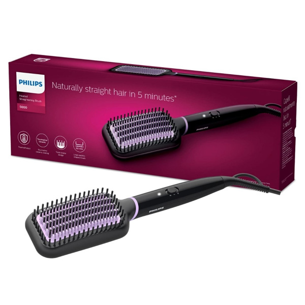 Philips Heated Straightening Brush BHH880/00 Beauty Wellness